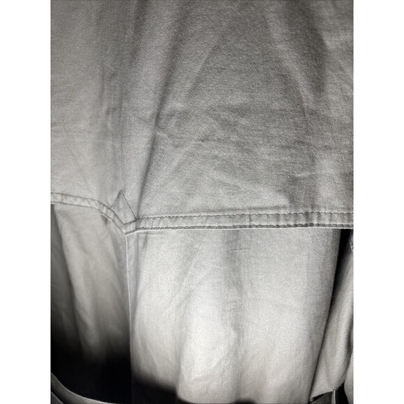 London Fog Trench Coat 46L London Town Co Flannel Liner Double Breasted Belted - Picture 8 of 16